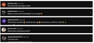 Comments from YouTube
